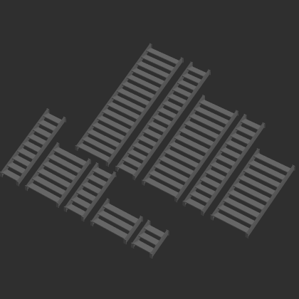 Metal Industrial Stairs Pack