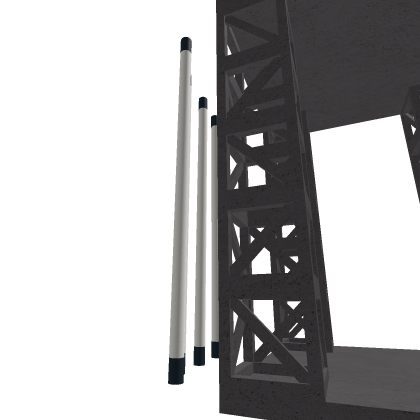 cement tower and light tubes