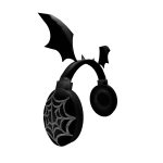 [Halloween] Bat Wing Web Headphones
