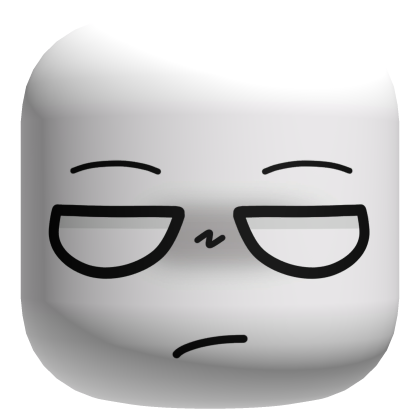 Tired Bored Face [White]