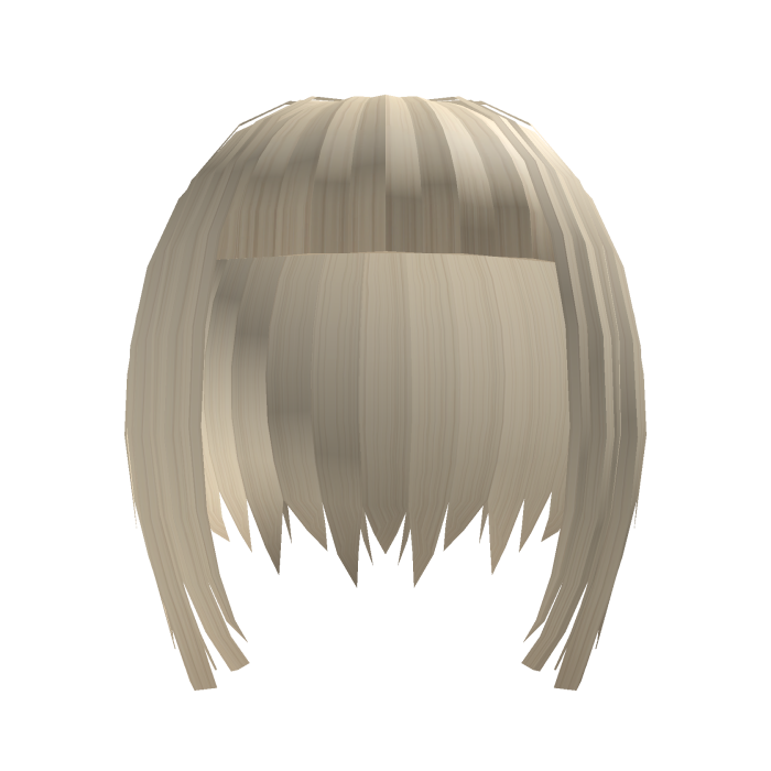 Rockstar niche emo choppy vkei short blonde hair