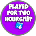 Played the game for 2 hours!
