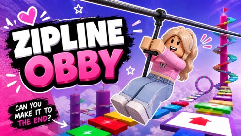 Zipline Obby [EARN REWARDS]