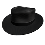 Black Fashion Fedora