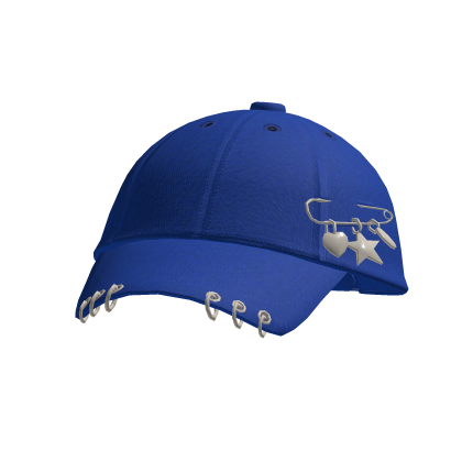 Pierced Y2K Cap (Blue) Roblox item
