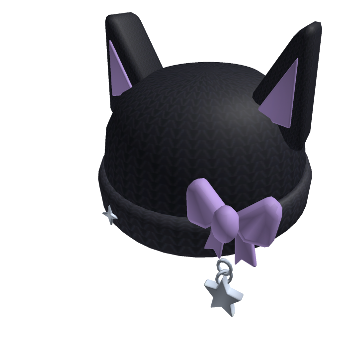 Midnight mew cat beanie