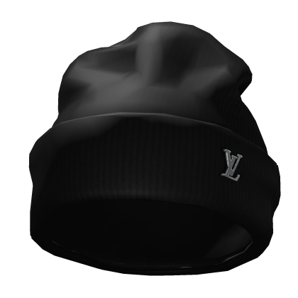 Black LV Designer Beanie Roblox item