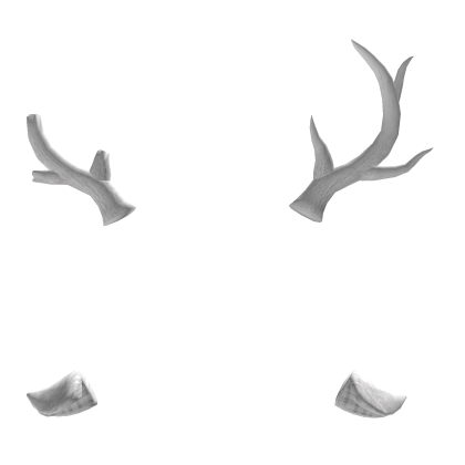 Cute fawn antlers with ears Roblox item
