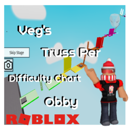 🔥Fix bugs!!!🔥Veg'Truss per difficulty chart obby