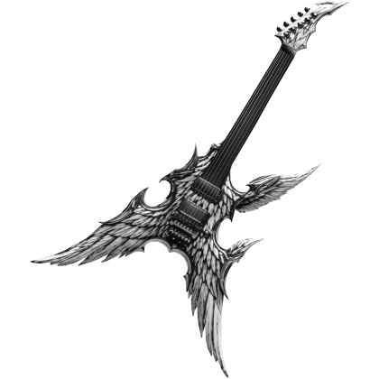 Big Monochrome Angelic Fallen Angels Guitar