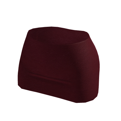 Burgundy Mini Skirt
