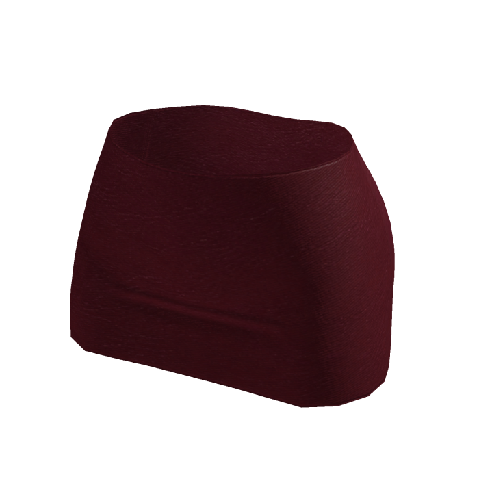 Burgundy Mini Skirt