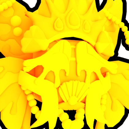 Gold Underwater Queen