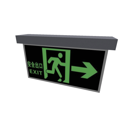 Chinese Exit Sign