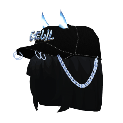 {ANIMATED} Devil / Angel Cap Black Hair {😈/😇} Roblox item