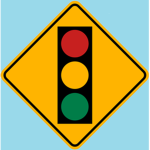 The traffic lights