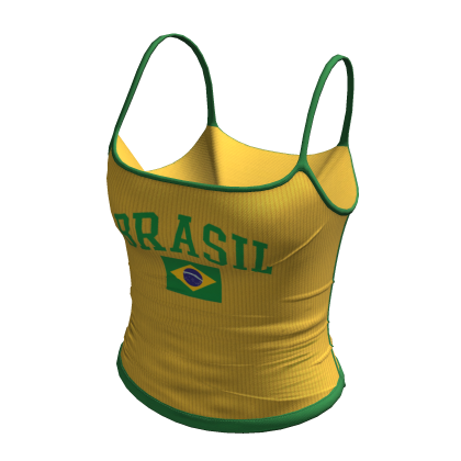 Brazil Flag Tank Top thumbnail