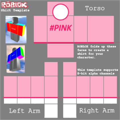 #PINK Shirt Roblox decal
