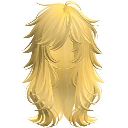 Scene Wispy Flared Wolfcut Yellow