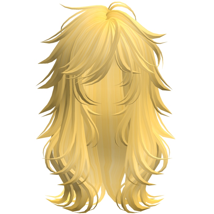 Scene Wispy Flared Wolfcut Yellow