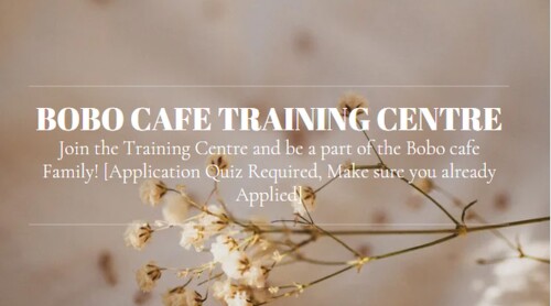 || Bobo Cafe Training Center ||