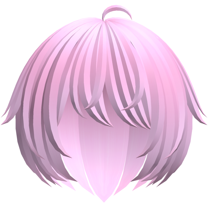 vkei short emo hair pink