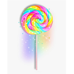 Rainbow lollipops!!!