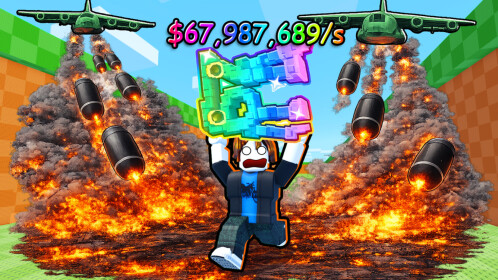 Escape Airstrike For Brainrots!