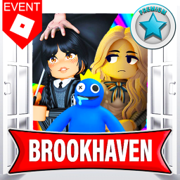🏡Brookhaven⚫💀 Megan x Wednesday x Rainbow Friend