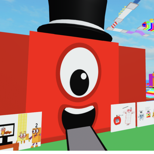 Numberblocks MEME Obby official Roblox game thumbnail
