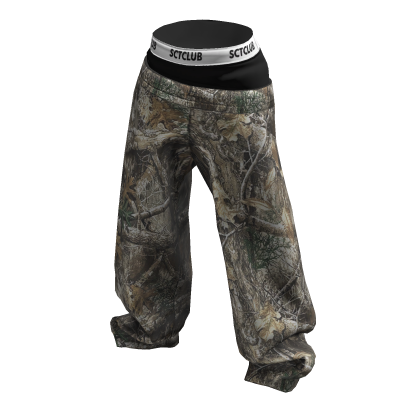 Baggy Sagging Camouflage Sweatpants