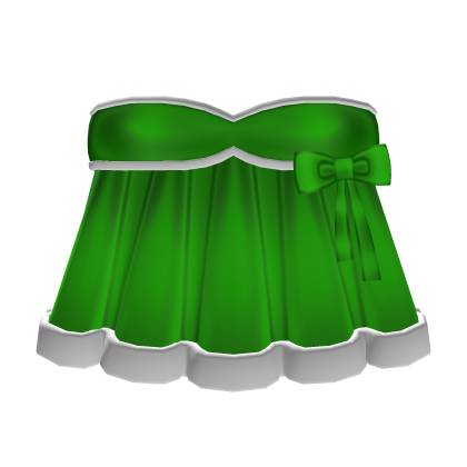 cute green christmas dress