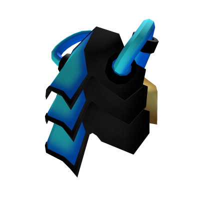 Right Sci-fi Samurai Shoulder Guard