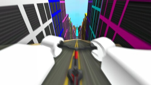 Obby but you're on a scooter