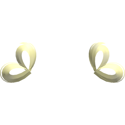 kawaii heart buns extentions yellow Roblox item