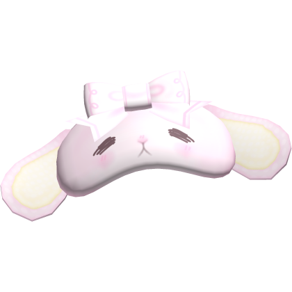 Cute Kawaii Pastel Bunny Sleep Mask