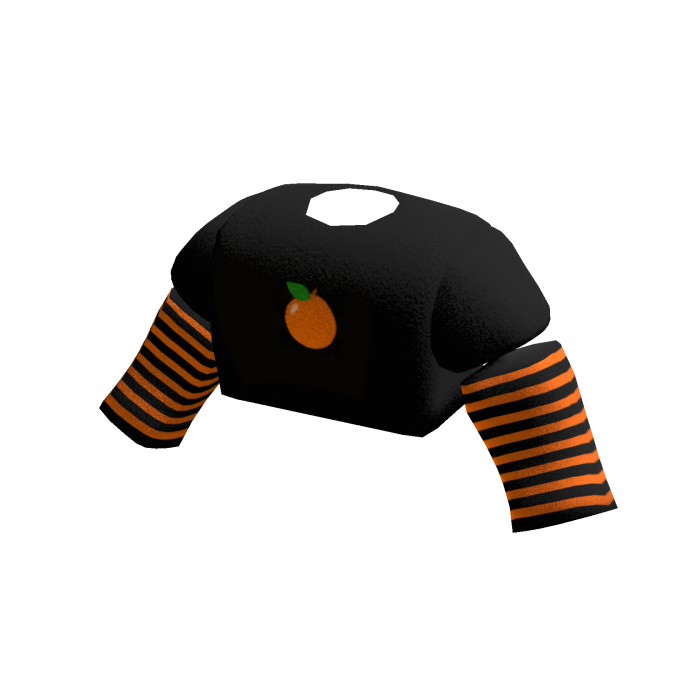 Orange crop top