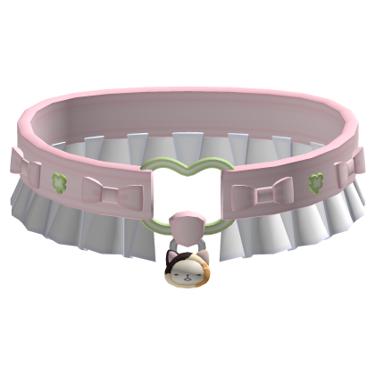 cute calico cat neck choker