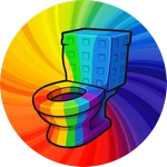 Rainbow Toilet