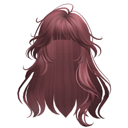 Soft Long Wavy Hair(Dark Pink) Roblox item
