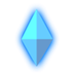 Light blue crystal