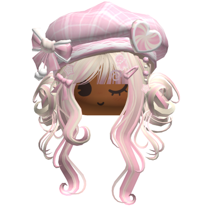 ♡ Christmas Swirly Wispy Buns (Pink Beige)