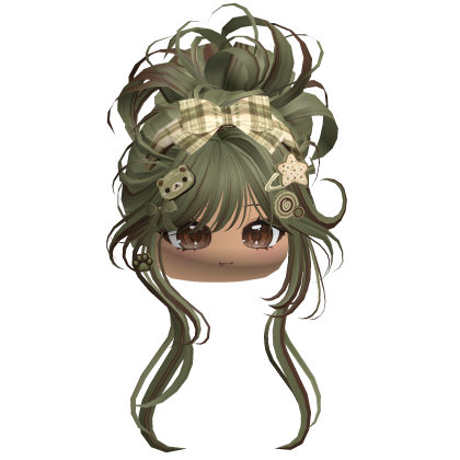 Wispy Igari Shoujo Bun (Matcha&Brown) Roblox item