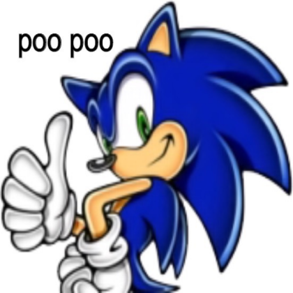 cursed sonic meme Roblox decal