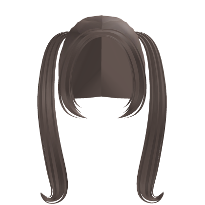 . ‿ ♡ dust brown sweet curled high pigtails Roblox item