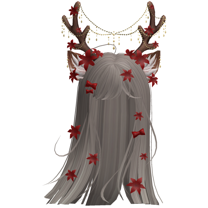 Ethereal Christmas Fairy Fawn Hair w/ Antlers