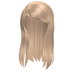2000s Long Stylish Side Swept Bangs | Blonde