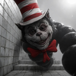 climb the scary cat tower