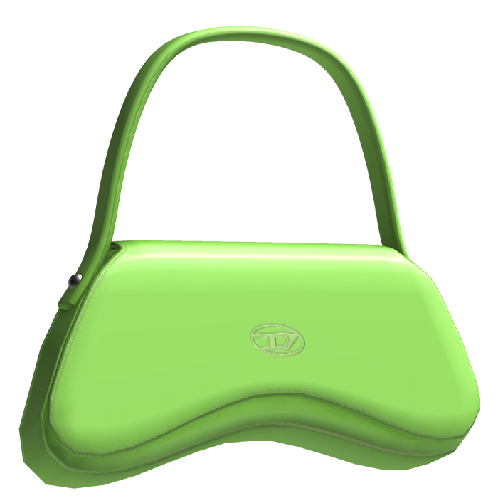 diesel baddie purse bag green
