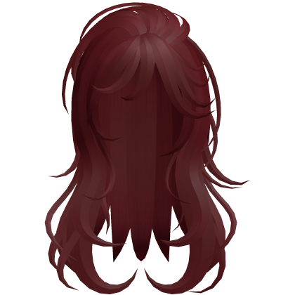 Soft Flowy Long Layered Hair (Red)